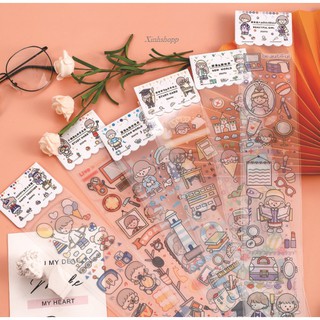 Sticker Trang Trí 39x6,5cm Trong Suốt (1 Miếng)