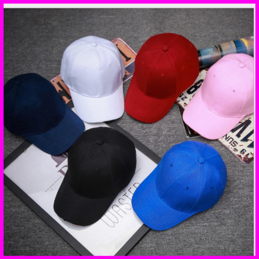 Mũ lưỡi trai trơn unisex nhiều màu sắc thời trang, form chuẩn, nón kết dành cho nam và nữ, dáng Hàn Quốc hot trend