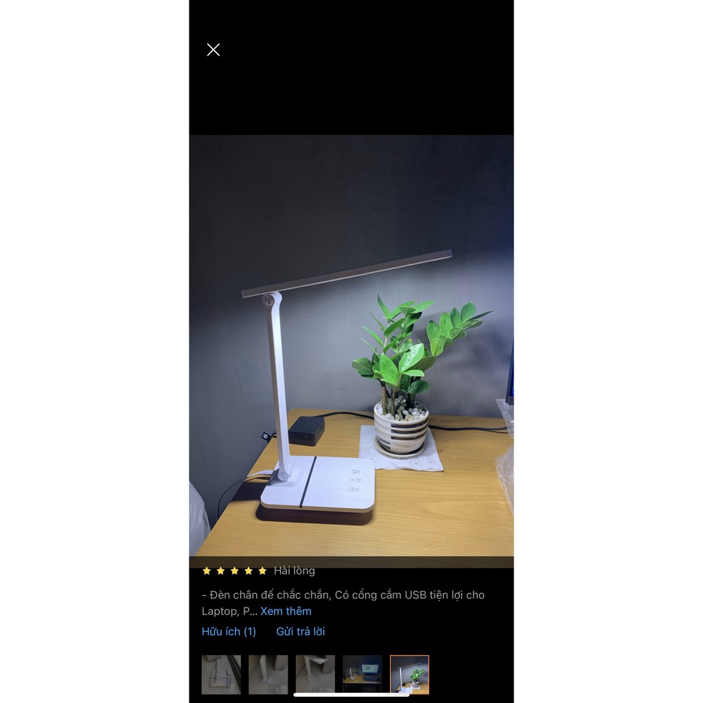 Đèn Bàn Học LED USB Di Động Cao Cấp Có Thể Gập Hai Chỗ – 03 Chế Độ Ánh Sáng Vàng Bảo Vệ Mắt Chống Cận - Hãng miDoctor