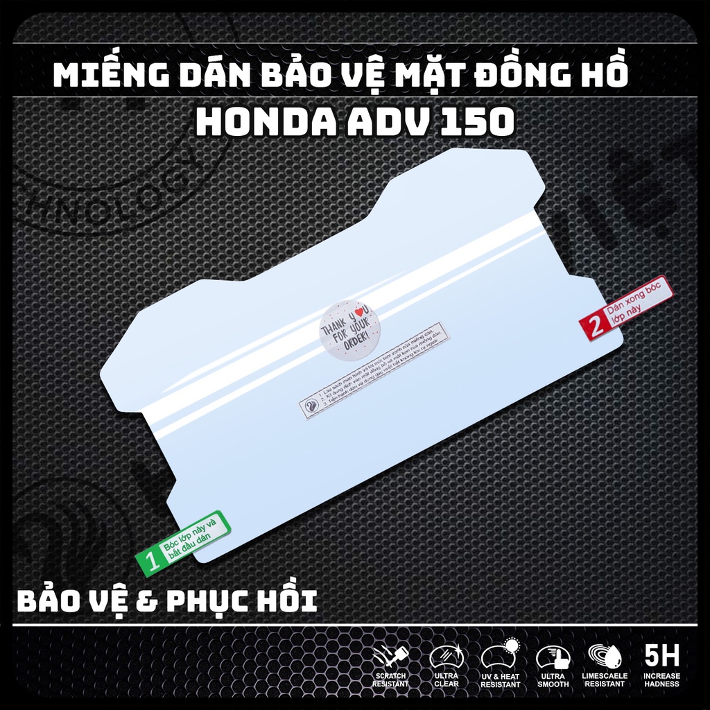 ADV 150 | Miếng dán bảo vệ mặt đồng hồ HONDA ADV 150 chống trầy xước màn hình ADV