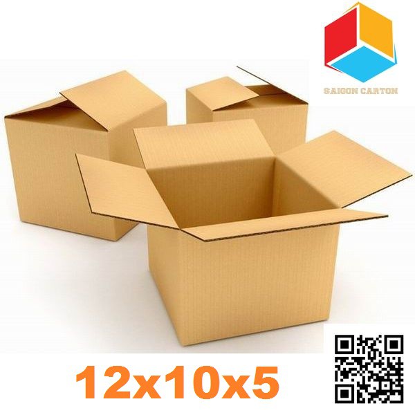 100 Hộp carton 12x10x5