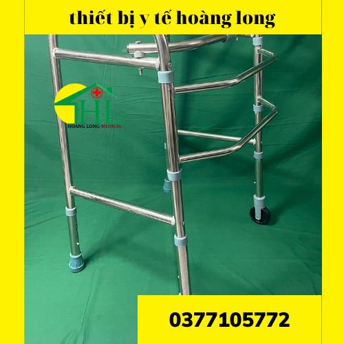 Khung tập đi inox Việt Nam hỗ trợ tập đi cho người già người bị tai biến