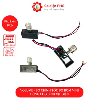 Bộ điều chỉnh tốc độ máy bơm mini - Chiết áp điều tốc 12V - Volume dùng cho bình xịt điện