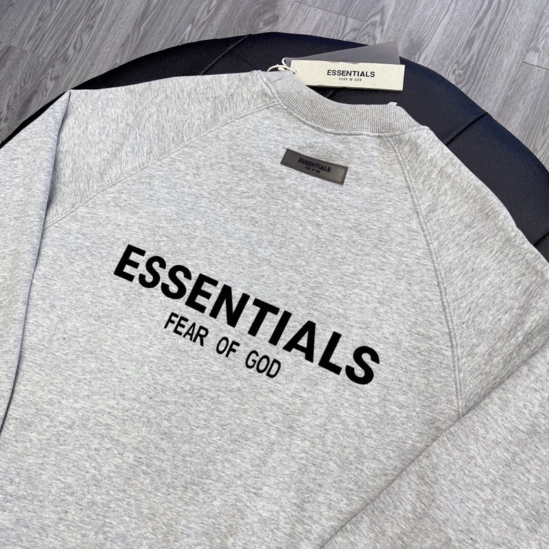 Áo Sweater FOG Fear of God ESSENTIALS CREWNECK Dark Oatmeal Sweatshirt