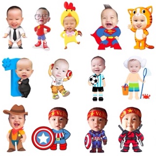 Combo set trang trí sinh nhật cho bé trai + gái