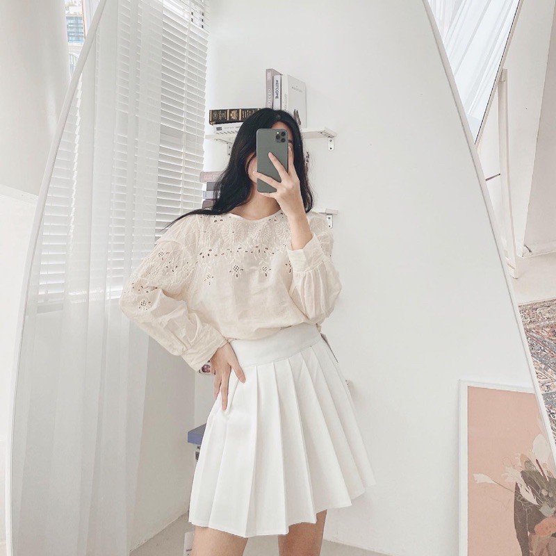 Áo thô ren nổi
