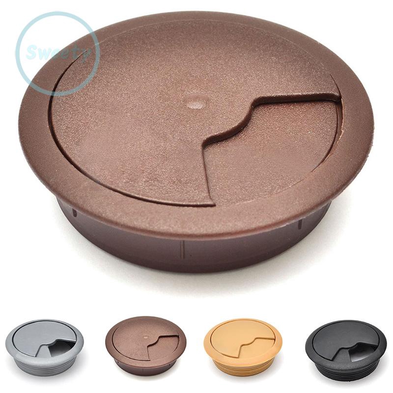 Nắp luồn dây điện bàn làm việc tiện dụng cỡ 60/80mm