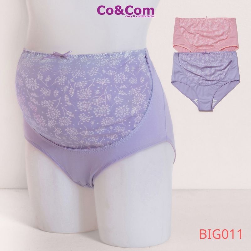 Quần Lót Bầu Cotton Sợi Tre Co&amp;Com Cạp Cao Co Giãn 4 Chiều Kháng Khuẩn Mềm Mại BIG001/ BIG008/ BIG011