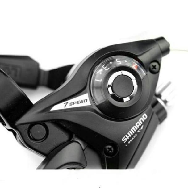 Tay đề bấm xả xe đạp shimano 3x7