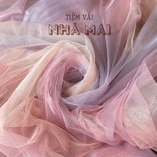 Lưới Ombre Tím Chất Mềm Mịn