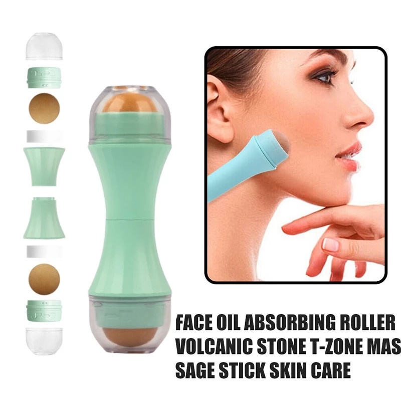 Cây Lăn Đá Núi Lửa Kiểm Soát Dầu Chăm Sóc Da Mặt