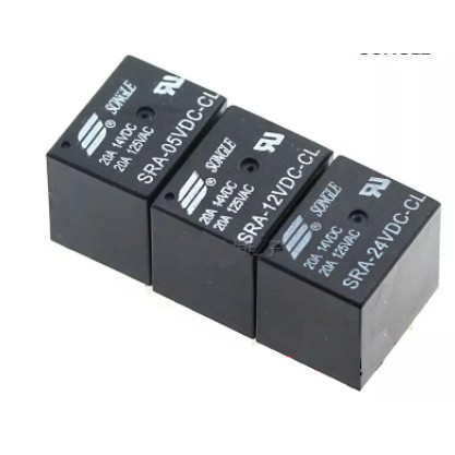 Relay Songle SRA 5V-12V-24V 20A 5 chân, Rơ le SRA