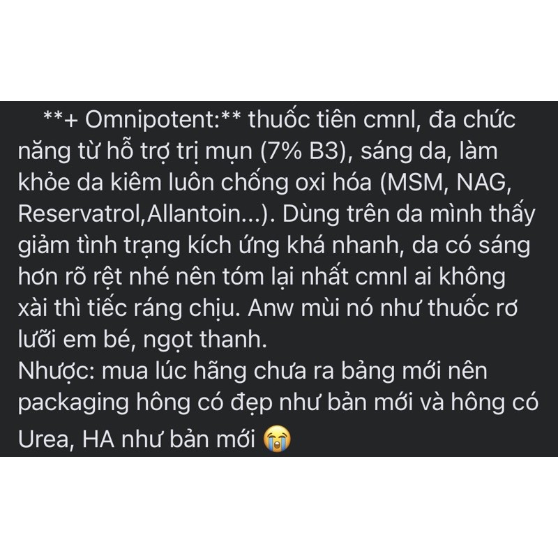 Tinh Chất Toàn Năng Giảm Mụn, Mờ Thâm, Phục Hồi, Chống Lão Hóa Dermarium Omnipoten | BigBuy360 - bigbuy360.vn