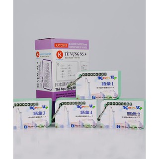 Combo Flashcard Tiếng Nhật sơ cấp N5,4 (Kanji, từ vựng, ngữ pháp)