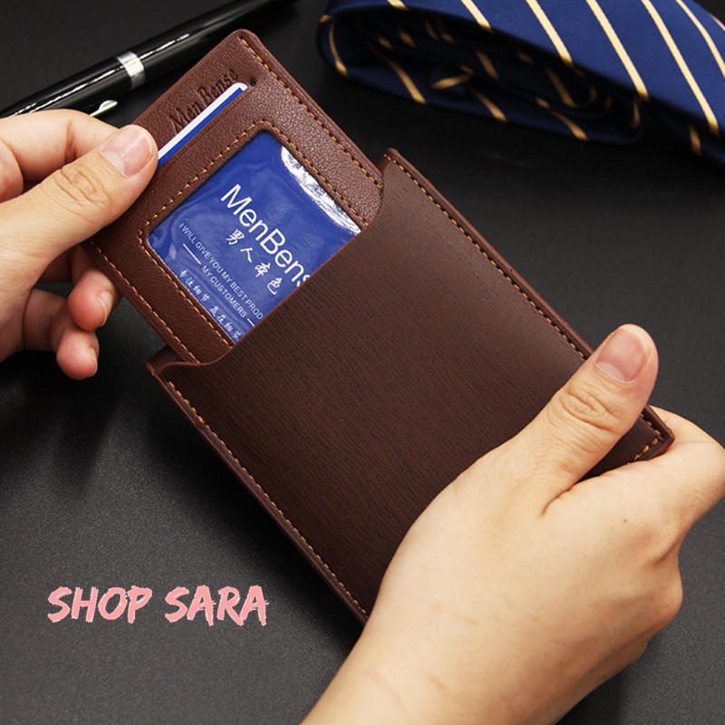 [SẴN HÀNG] Bóp Ví Da Nam Ví Da MenBense Lịch Lãm