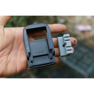 Đế lấy nguồn cho pin VOTO, HITACHI TQ, OZITO TQ chưa có tiếp điểm