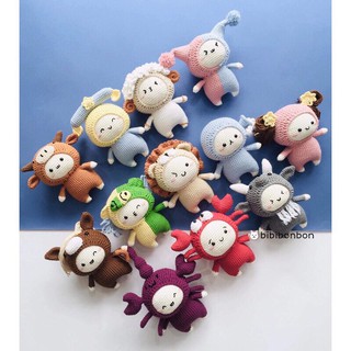 Cung hoàng đạo handmade - Thú móc len cung hoàng đạo