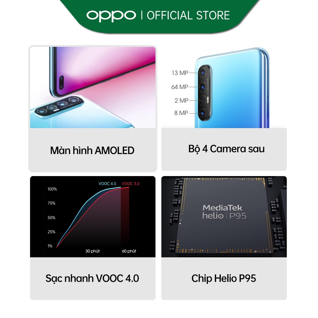 Điện thoại OPPO Reno3 Pro (8GB/256GB) - Hàng chính hãng | BigBuy360 - bigbuy360.vn