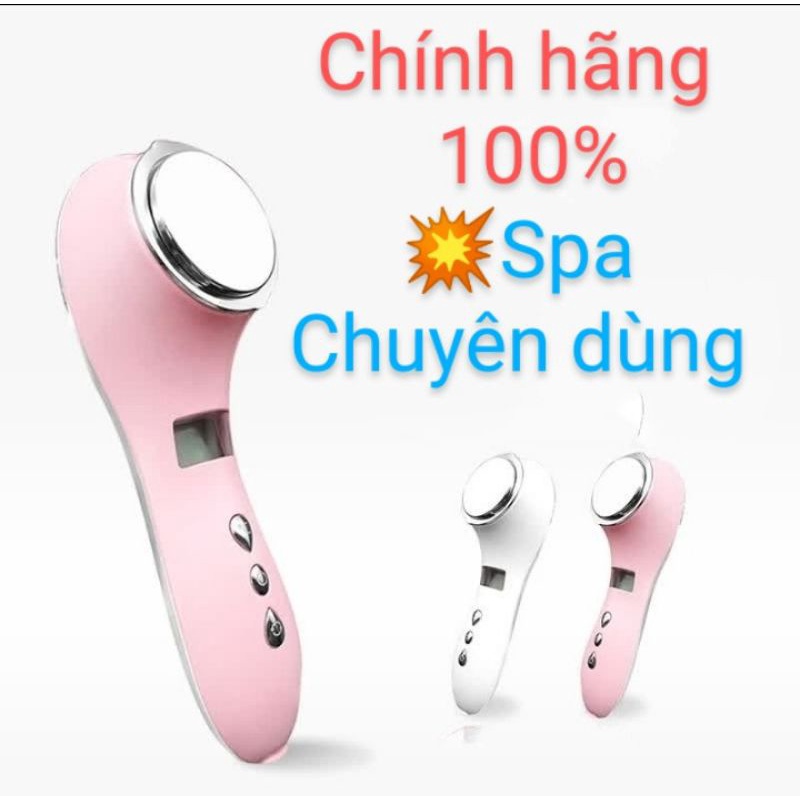 [CHUẨN SPA] Máy massage mặt nóng- lạnh,máy đẩy tinh chất giúp trẻ hoá làn da,căng bóng da cực kì tốt