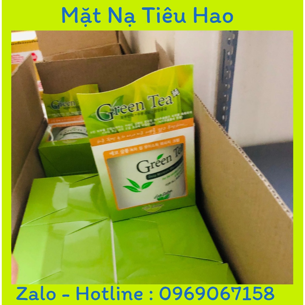 Kem massage green tea, massage mặt trà xanh green tea