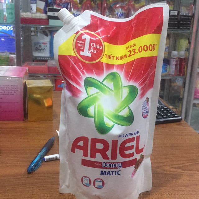 NƯỚC GIẶT ARIEL MATIC HƯƠNG DOWNY GIÁ TIẾT KIỆM 1.4kg