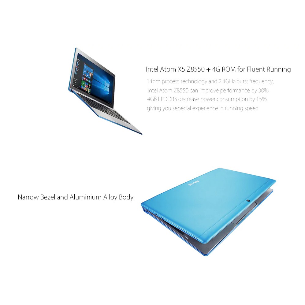 Laptop 2 trong 1 HAIER III W11162 vỏ nhôm nguyên khối màn hình cảm ứng 11.6 inch 4GB RAM 64GB - Tặng kèm dock bàn phím | BigBuy360 - bigbuy360.vn