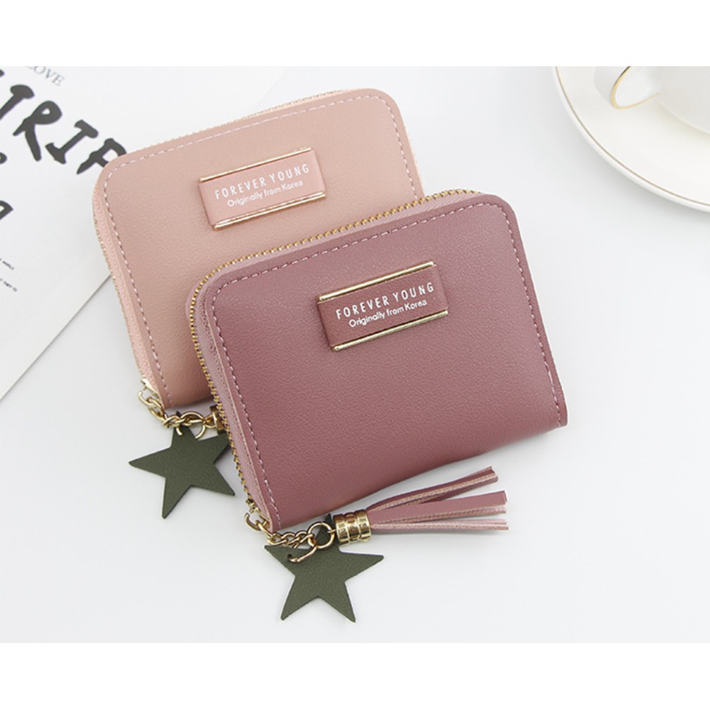 Ví mini thời trang foreveryoung kèm dây giữ cực xinh KDR-V276 KODOROS