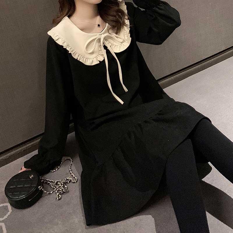 Đầm babydoll - Váy xoè cổ bèo tiểu thư ba màu xinhh | BigBuy360 - bigbuy360.vn