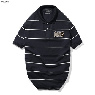 Áo Polo nam cổ bẻ phối CLICKR vải cá sấu Cotton xuất xịn,chuẩn form, sang trọng - thanh lịch - POLOMAN