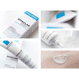 Set kem dưỡng da La Roche Posay Effaclar Duo+ 40ml + sữa rửa mặt effaclar 40ml