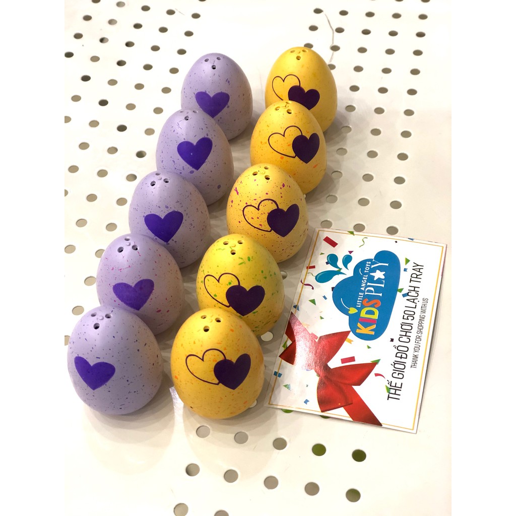 Set 10 Trứng Hatchimals 02 màu Tím + Vàng