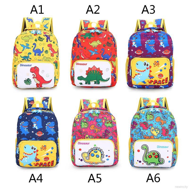 Ba lô đi học hình khủng long cho bé phong cách Hàn Quốc
