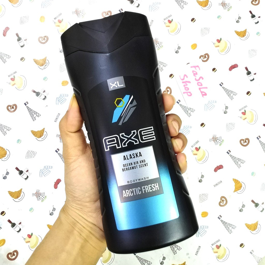 Tắm gội rửa mặt AXE 3in1 (chai 400ml)