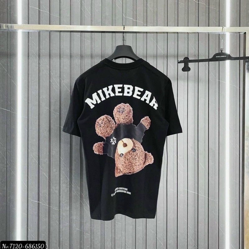 Áo thun tay lỡ MIKEBEAR form rộng tay lỡ Unisex, áo phông Mikenco nam nữ phong cách Ulzzang GTM