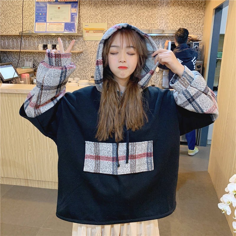 Áo Hoodie Nữ, Áo Nỉ Bông Tay Dạ Có Mũ Đẹp Thời Trang Xinh Xắn Dễ Thương | BigBuy360 - bigbuy360.vn