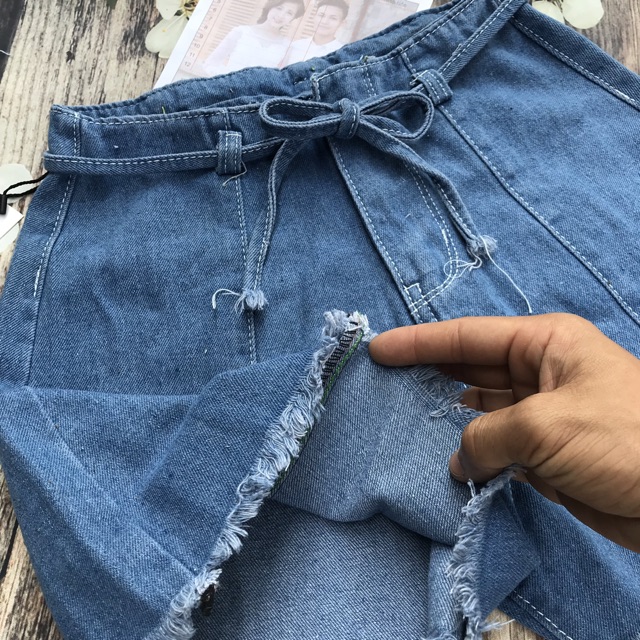 [ Mã FAMAYWA giảm 10K đơn 50K] Quần Short Bò Buộc Dây siêu đẹp | BigBuy360 - bigbuy360.vn