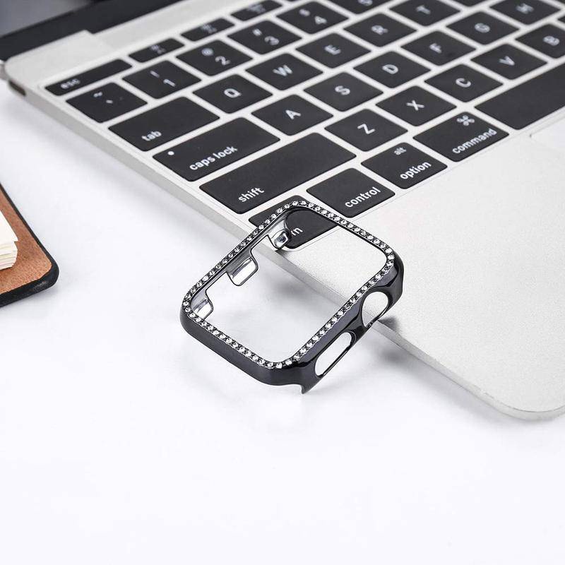 Ốp Bảo Vệ Đính Kim Cương Giả Dành Cho Apple Watch Series 7 6 5 4 3 2 1 SE iWatch 40mm 44mm 41mm 45mm 42mm 38mm