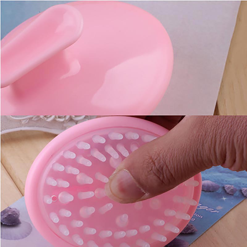 Bàn chải silicone mềm mát xa da đầu khi gội đầu | BigBuy360 - bigbuy360.vn