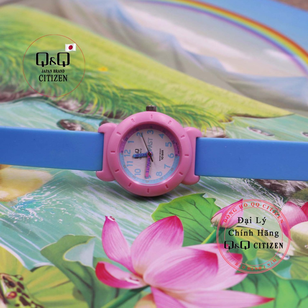 Đồng hồ trẻ em Q&Q Citizen VQ81J màu sắc dây nhựa thương hiệu Nhật Bản | BigBuy360 - bigbuy360.vn