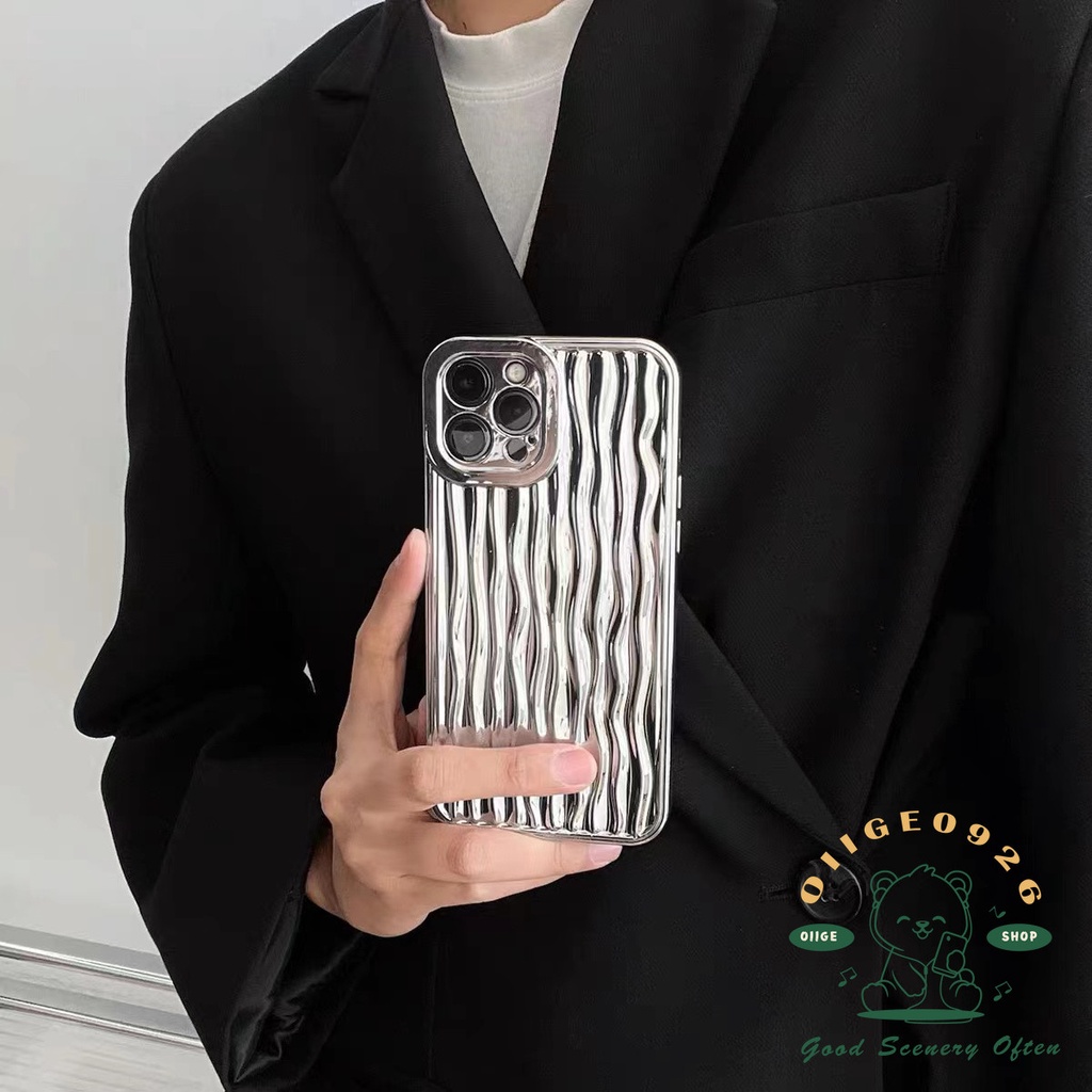 Ốp Lưng HọA TiếT SóNg NướC Cho Iphone 13 12 / 11 Pro Max / Mini Xs Max Xr X