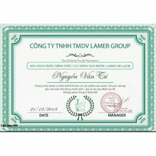 (Mẫu mới) Kem face lạnh Lamer care. Dr.lacir