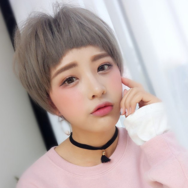 TẶNG LƯỚI Tóc giả nữ tomboy cá tính Hàn Quốc - TG63