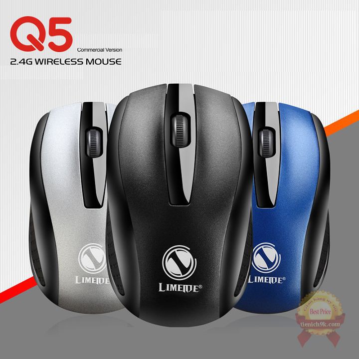 Chuột quang không dây Limeide Q5 2.4gHz wireless mouse DPI cao 1000 cho laptop