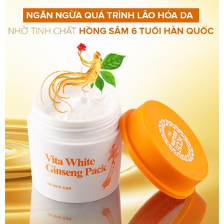 Mặt Nạ Ủ Trắng Da Nhân Sâm The Nature Book giữ ẩm, se khít lỗ chân lông