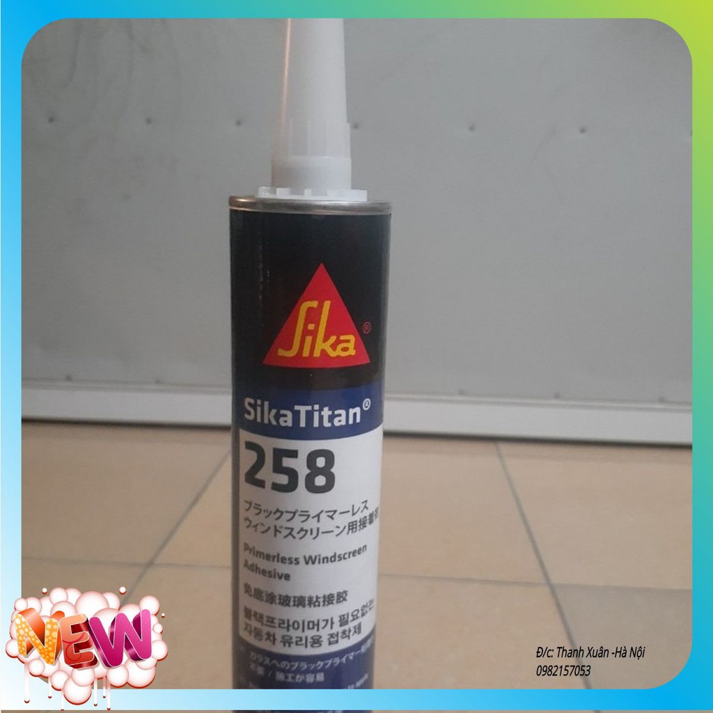 SIKA TI TAN 258 310ml (đen) - Keo dán kính