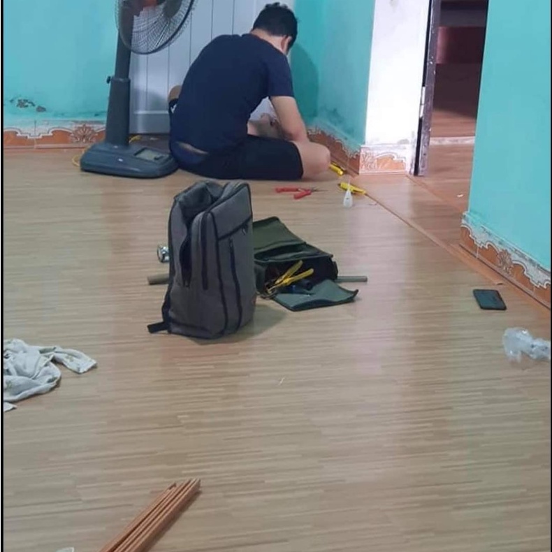 1m2 sàn nhựa dán keo mã 014