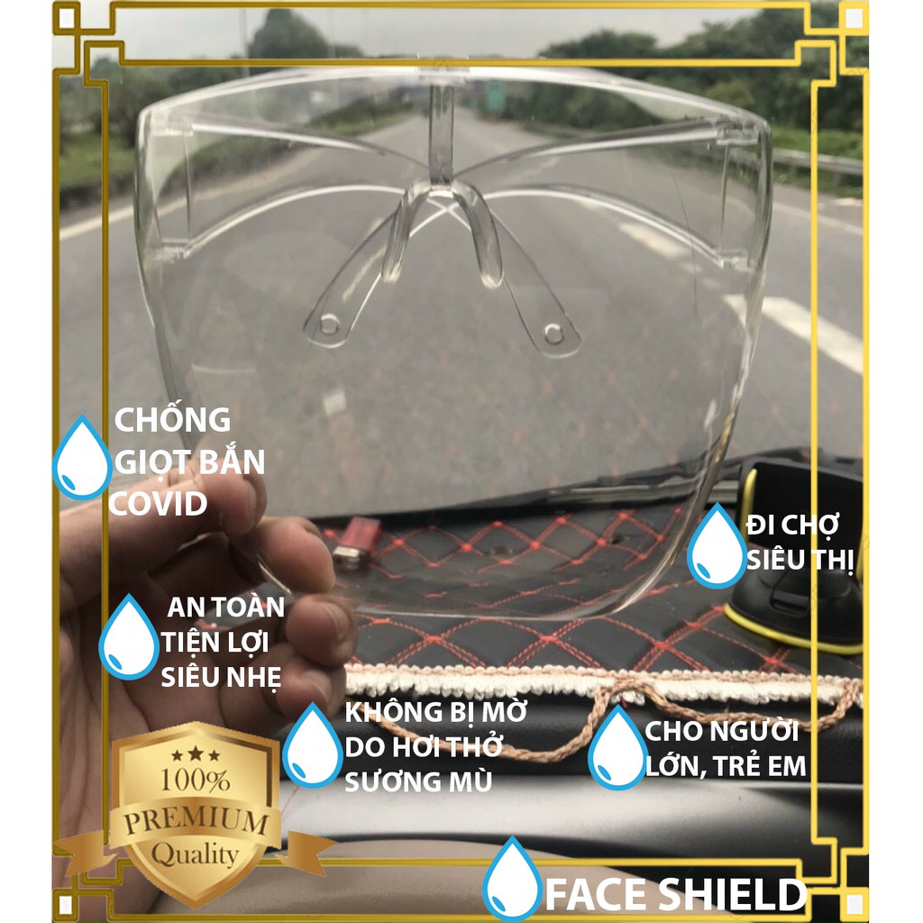 [Loại Tốt] Mắt Kính chống giọt bắn, kính chống dịch, tấm che y tế ôm sát khuôn mặt | BigBuy360 - bigbuy360.vn