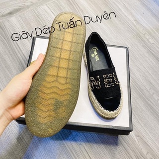 GIÀY LƯỜI ĐẾ CÓI THÊU CHA NEO