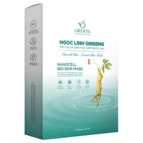 Mặt Nạ Da Sinh Học Sâm Ngọc Linh – Ngoc Linh Ginseng Second Skin Mask