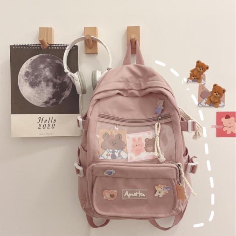 Balo nữ dễ thương đẹp đi học thời trang cá tính hàng Quảng Châu BL03